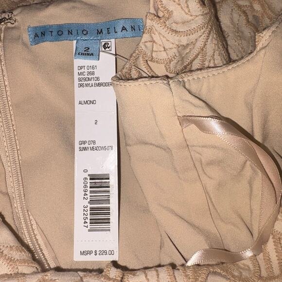 Antonio Melani Nyla Embroidered Lace Midi Dress - Picture 9 of 9